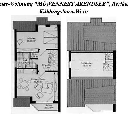 Haus Reriker Strasse 34 4 - Moewennest Apartmán Ostseebad Kühlungsborn